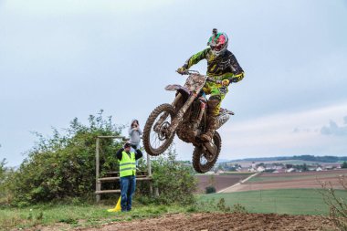 Windsberg, Almanya - 29 Haziran 2019 Motocross eğitimi Windsberg Almanya