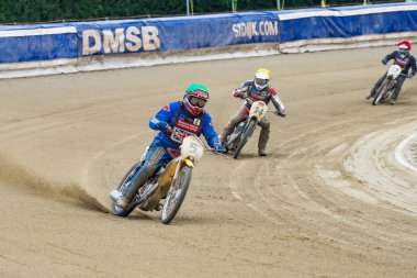 Pfarrkirchen, Almanya - 09 Eylül 2018: Almanya 'nın Pfarrkirchen kentinde uluslararası toprak yol yarışı