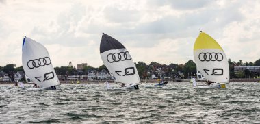 Travemuende, Almanya - 28 Temmuz 2018 Seyahat Haftası