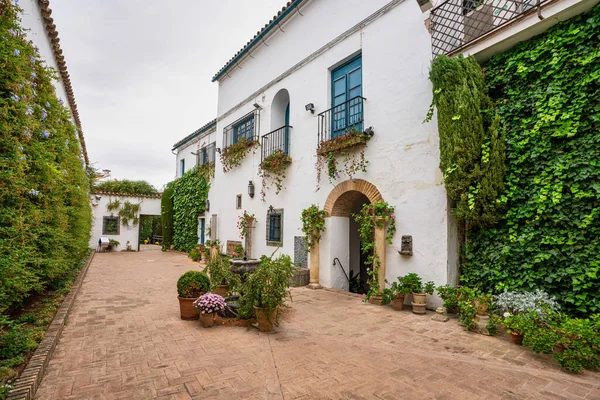 Hagen Gårdsplassen Til Viana Palace Cordoba Andalusia Spania Bygd Århundre – stockfoto