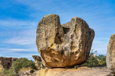 Los Barruecos Doğal Anıtı, Malpartida de Caceres, İspanya Extremadura.