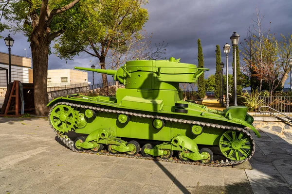 Tolède Espagne Déc 2019 Exposition Militaire Alcazar Tolède Une Fortification Photos De Stock Libres De Droits