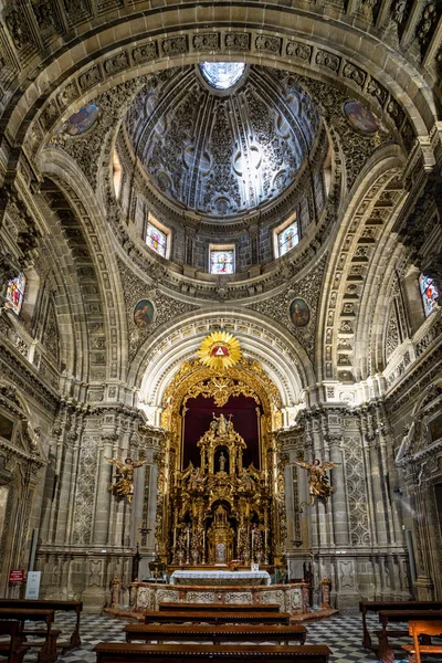 Interiér Kostela San Miguel Starém Městě Jerez Frontera Andalusii Španělsko — Stock fotografie