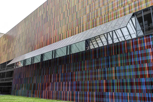 Moderno Edificio Del Museo Munich Alemania Simetría Minimalismo — Foto de Stock