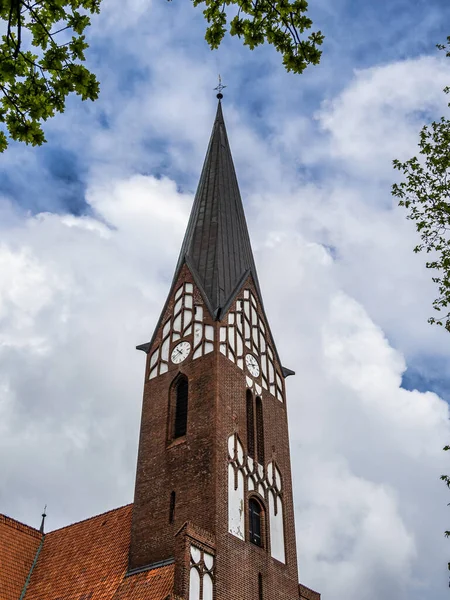 Architektura Kościoła Jurgena Juergensby Flensburgu Niemcy Europie — Zdjęcie stockowe