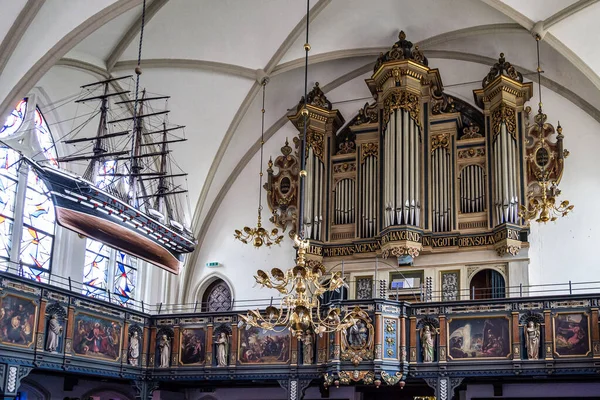 Інтер Церкви Святого Юргена Юргенсбі Фленсбурзі Німеччина Європі — стокове фото