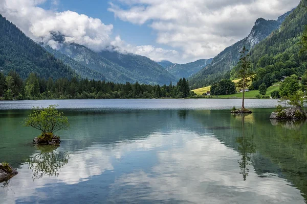 Watzmann Massiv Hintersee Bei Ramsau Berchtesgaden Bayern Deutschland Europa — Stockfoto