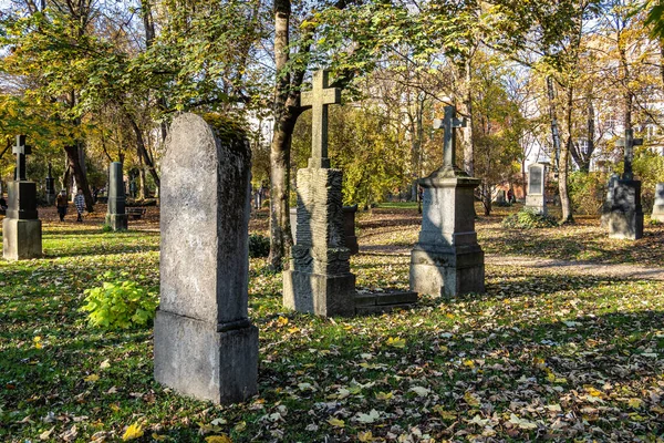 Múnich Alemania Nov 2020 Vista Del Famoso Cementerio Del Viejo — Foto de Stock