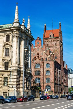 Münih, Almanya - 20 Haziran 2025: Yüksek Bölge Mahkemesi ve Bavyera Anayasa Mahkemesi, Münih, Bavyera, Almanya.