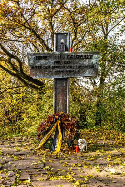Münih, Almanya - Kasım 05, 2024: Münih, Bavyera, Almanya 'da bulunan Luitpold parkının sonbahar manzarası