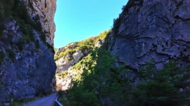 İsaba 'daki Foz de Mintxate geçidinde, Navarra, İspanya ve Avrupa' daki Roncal Vadisi 'nde