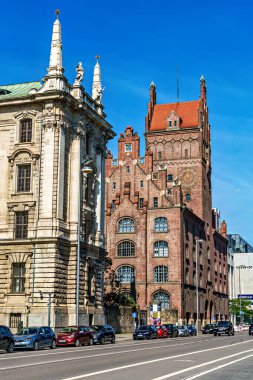 Münih, Almanya - 20 Haziran 2025: Yüksek Bölge Mahkemesi ve Bavyera Anayasa Mahkemesi, Münih, Bavyera, Almanya.