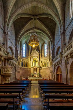 Xavier Bazilikası, Javier, Navarre, İspanya. 11. yüzyılda inşa edilmiş ve Saint Francis Xavier (San Francisco Javier) 'in doğduğu yerdir.)