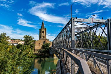 Santa Maria la Real Kilisesi Sanguesa 'da, İspanya Avrupa' da