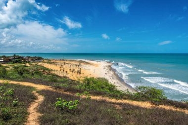 Güzel Malhada plajı, Praia da Malhada in Jericoacoara, Ceara in Brazil