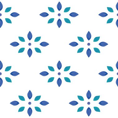 Soyut şekillendirilmiş yaban çiçeği çiçekleri kusursuz desenli vektör arka planı. Çiçek desenli, boyalı suluboya efektli çiçek yaprakları. Yaz için basit botanik baskısı.