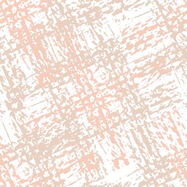 Döşemeci kumaş çuval bezi vektörsüz model arka plan. Orta yüzyıl modern sahte pamuk dokusu. Boucle pembesi, bej, krem beyazı tekrar. Paketleme için tüm baskı üzerine süslü desenli örgü.