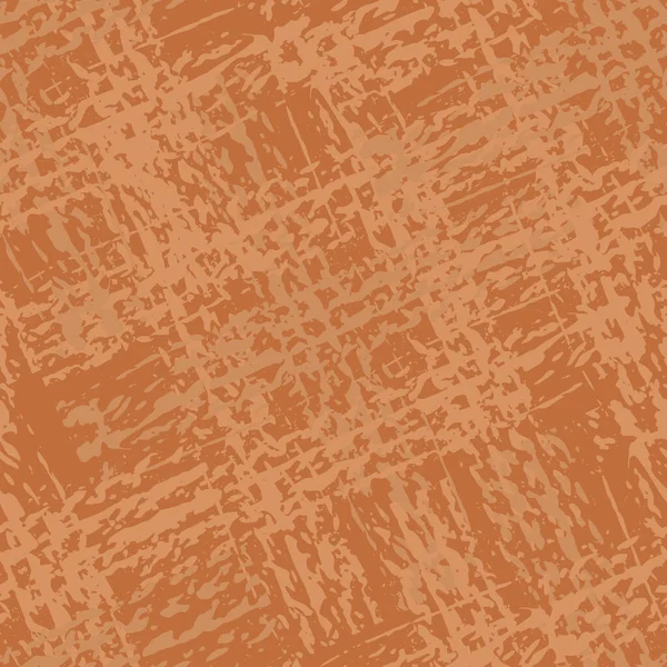 Upholstery fabric burlap vector seamless pattern background. 현대의 가짜 면화 질감 이 역효과를 내고 있습니다. 양파 갈색,오케 오렌지 반복. 포장용으로 인쇄 된 활자 위에 온통 접착 된 칩. — 스톡 벡터