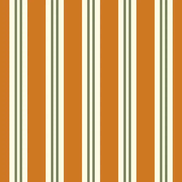 Regent stripe seamless vector pattern background. Symmetrical linear geometric backdrop. Ochre cream parallel vertical thin and wide stripes. Sophisticated repeat regency inspired historical design. — Stock Vector