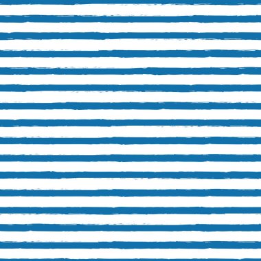 Suluboya efekti dikey çizgiler, kusursuz desen. Mavi çizgili yaz denizi arka planı. Geometrik denizci boyası çizgileri. Mavi mürekkep fırçası darbeleri. grunge çizgileri, modern boya fırçası çizgisi