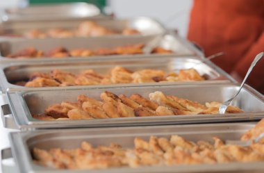 Bir Doğum günü partisi için catering gıda