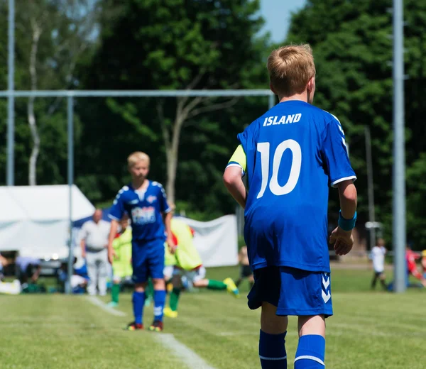 Junger Fußballer — Stockfoto