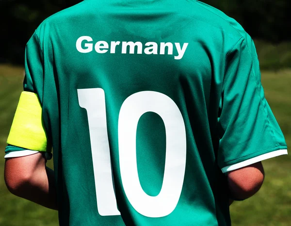 Fußballtrikot Deutschland — Stockfoto