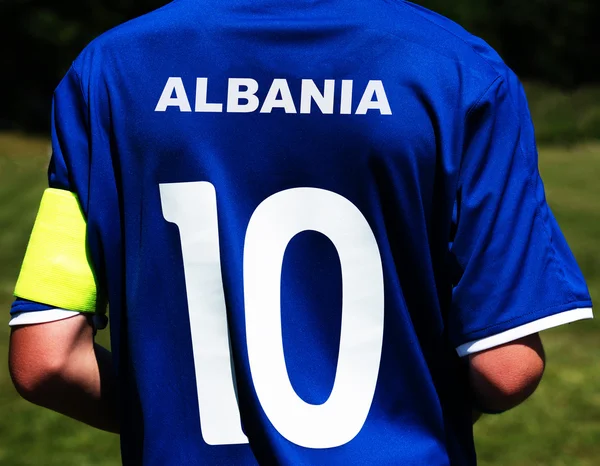 サッカーユニ フォーム アルバニア — ストック写真