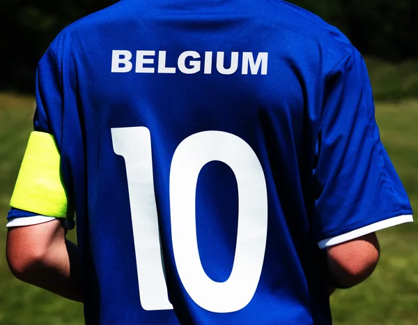 Fußballtrikot Belgien — Stockfoto