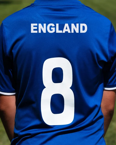 Camiseta de fútbol Inglaterra — Foto de Stock