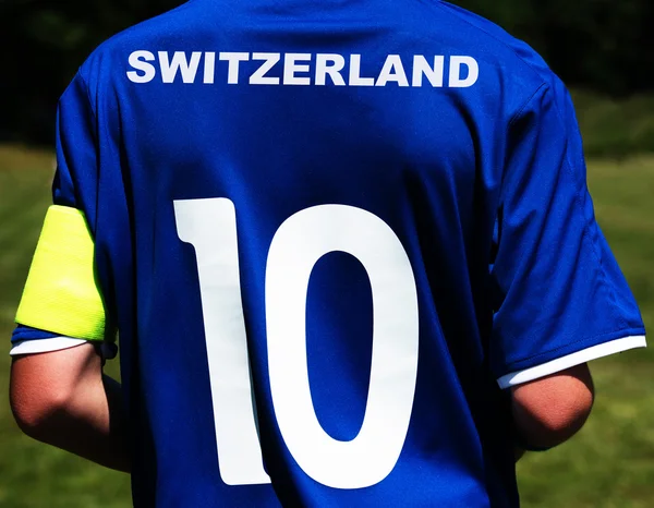 Fußballtrikot Schweiz — Stockfoto
