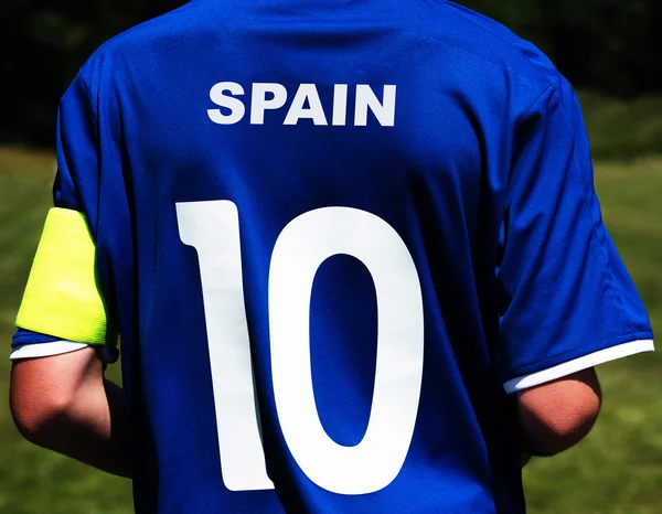 Fußballtrikot Spanien — Stockfoto
