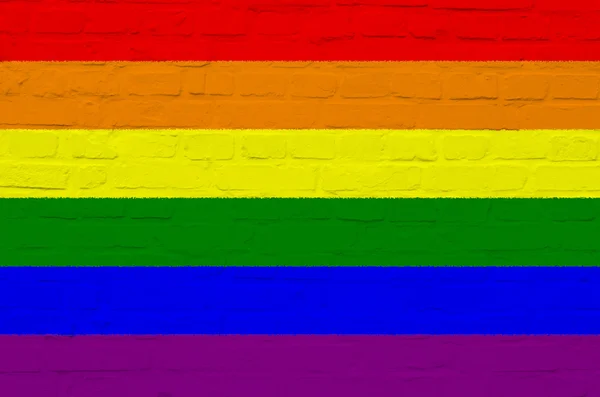 Lesbian and gay movement flag — Stock Photo, Image