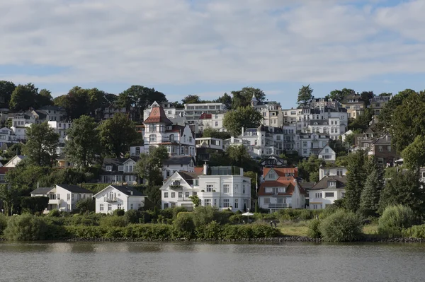 Blankenese Sicht auf die Welt — Stockfoto