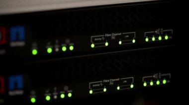 İnternet erişimini kontrol etmek için LED ışıkları ile ağ anahtarı Fiber Kanal arayüzü