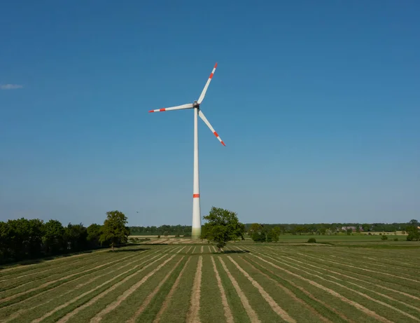 Turbinas Eólicas Onshore Com Diâmetro Rotor 101 Metros — Fotografia de Stock