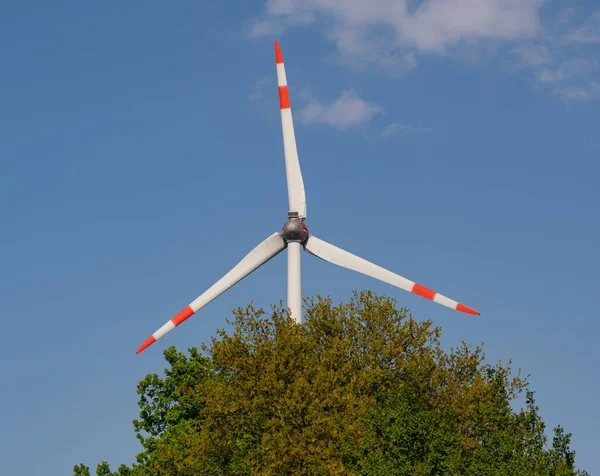 Turbinas Eólicas Onshore Com Diâmetro Rotor 101 Metros — Fotografia de Stock