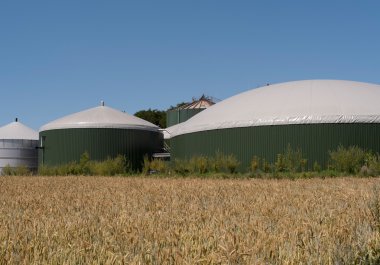 Biogas plant clipart