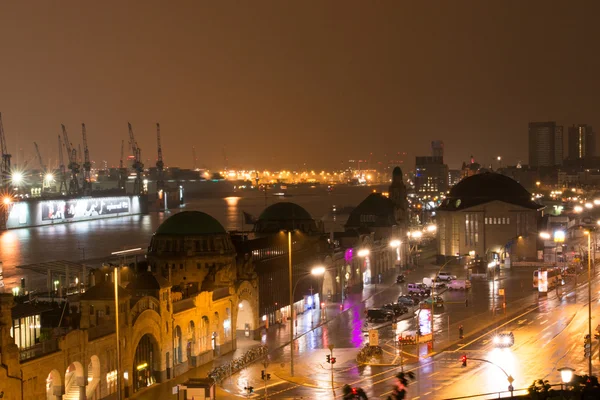 Hamburg hamn — Stockfoto