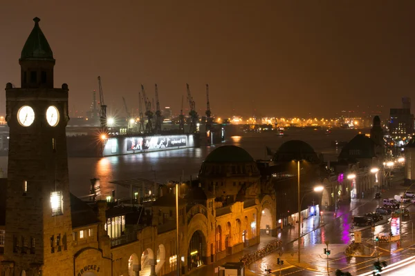 Hamburg hamn — Stockfoto