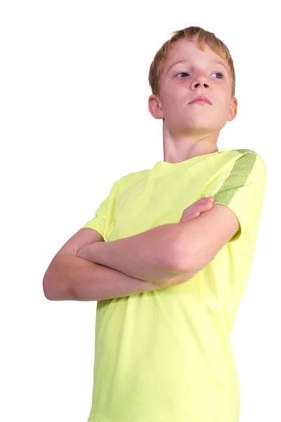 Child and football — Stock Photo, Image