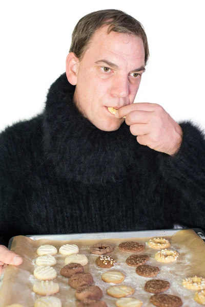 Plätzchenbacken — Stockfoto