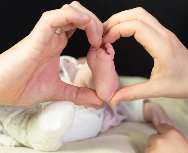 Piede del bambino — Foto Stock