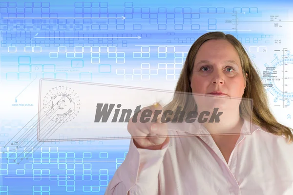 Wintercheck — Stockfoto