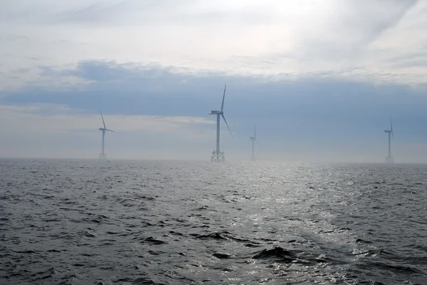 Offshore windpark — Stockfoto