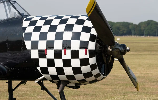 Propeller of an airplane engine — Stock Photo, Image