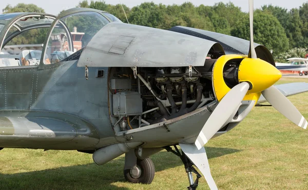 Propeller of an airplane engine — Stock Photo, Image