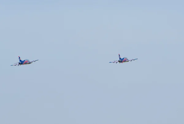 Red Bull uzak jetler hava gösterisi — Stok fotoğraf