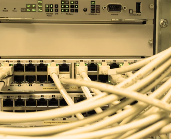 Network Switch LAN — Fotografie, imagine de stoc