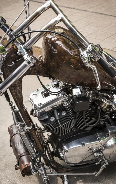 Motosiklet ayrıntıları yakın